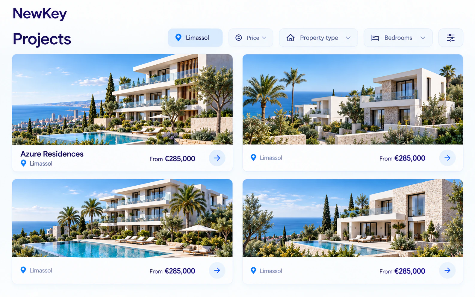 NewKey.estate property projects catalogue