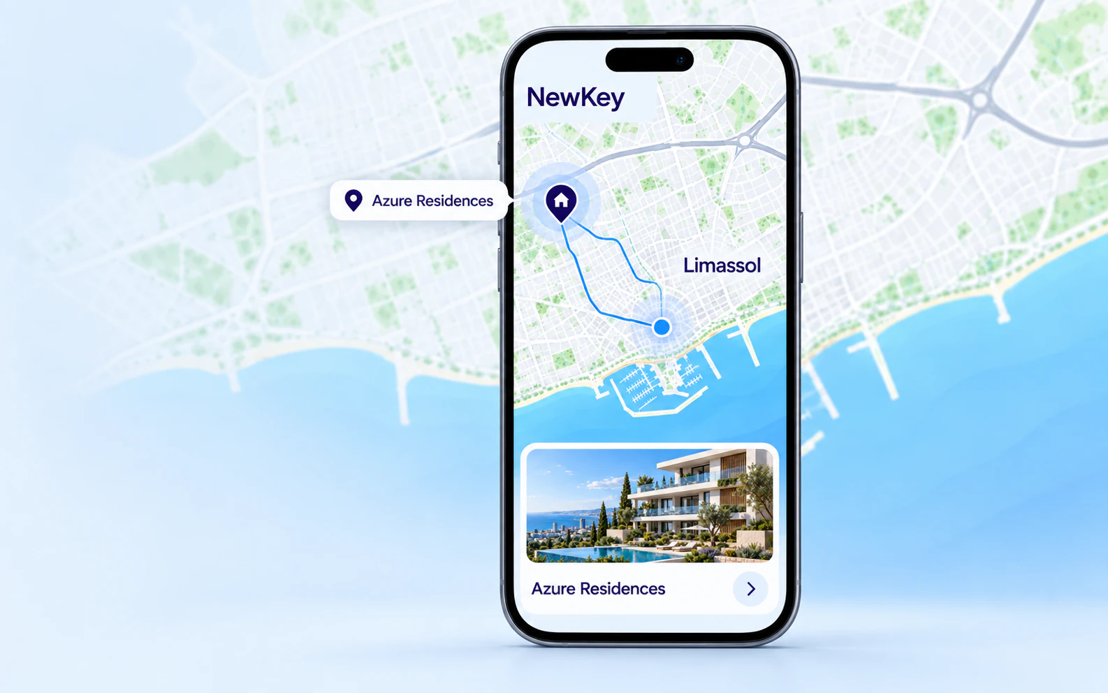 Interactive Europe property map on NewKey.estate