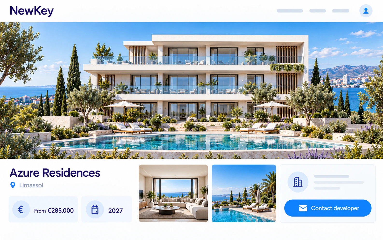 Almond Tree Villas project page on NewKey.estate